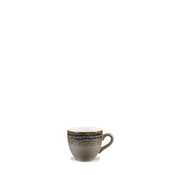 Homespun Charcoal Black Espresso Cup 10cl